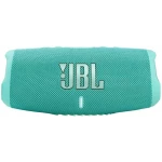 مكبر صوت بلوتوث محمول JBL Charge 5 - أزرق مخضر، مقاوم للماء، تشغيل 20 ساعة - جي بي ال