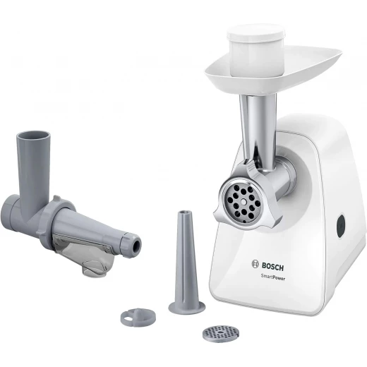 مفرمة اللحم Bosch MFW2515W بقوة 350 واط لون أبيض مفرمة اللحم Bosch MFW2515W بقوة 350 واط لون أبيض