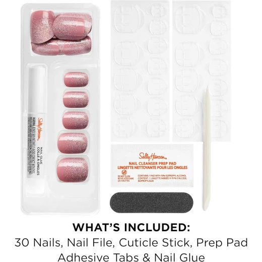 Sally Hansen Salon Effects Miss Bliss Press On Nails Kit: Chic & Easy Manicure for Instant Style & Perfect Nails - Sally Hansen - Image 3