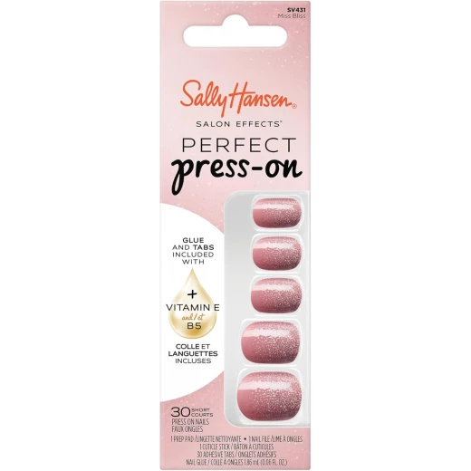 Sally Hansen Salon Effects Miss Bliss Press On Nails Kit: Chic & Easy Manicure for Instant Style & Perfect Nails Sally Hansen Salon Effects Miss Bliss Press On Nails Kit: Chic & Easy Manicure for Instant Style & Perfect Nails