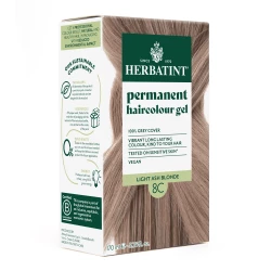 Herbatint 8C Light Ash Blonde Permanent Hair Colour Gel 170ml