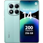 هاتف شاومي ريدمي نوت 14 برو 5G + 4G LTE – مفتوح لجميع الشبكات – شريحتين – أخضر كورال – 8GB رام / 256GB ذاكرة – شاشة 6.67 بوصة 120 هرتز – كاميرا 200 ميجابكسل AI – موديل 24090RA29G - شاومي