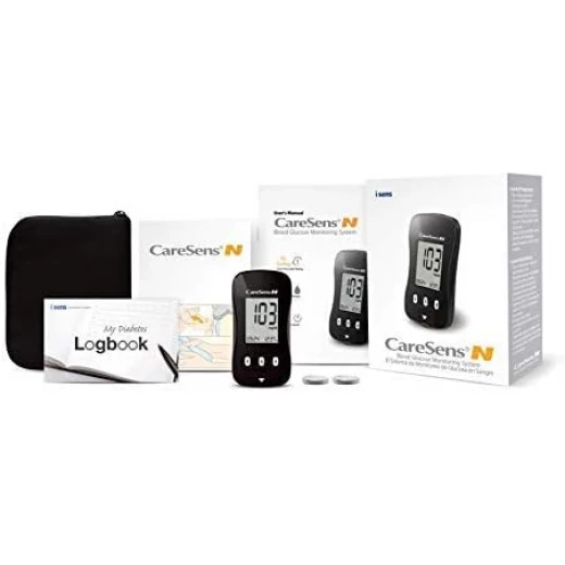 CARE SENSE N Blood Glucometer – Accurate, Fast, and User-Friendly Blood Sugar Monitoring Device for Diabetes Management with Large LCD Display and Memory Storage - Care Sens - Image 2