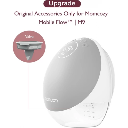Momcozy Original Replacement Accessories for Upgraded Mobile Flow | Upgraded M9,Original Upgraded M9 Breastfeeding Parts,Valve，2 Pack - Momcozy - Image 6