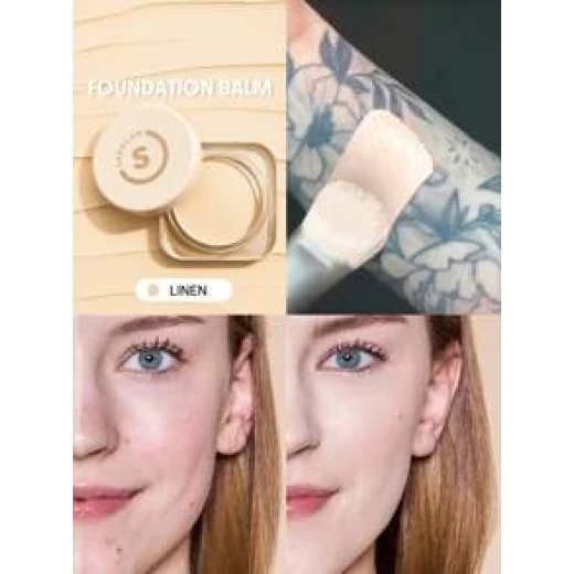 SHEGLAM Full Coverage Foundation Linen Long Lasting Oil Control Flawless Finish 23 g - SHEGLAM - Image 2