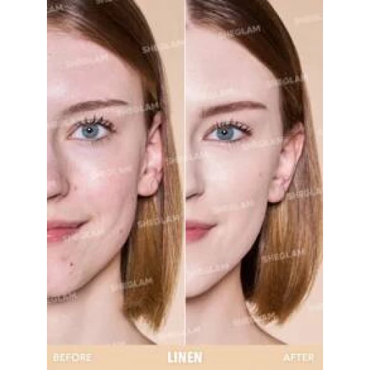 SHEGLAM Full Coverage Foundation Linen Long Lasting Oil Control Flawless Finish 23 g - SHEGLAM - Image 3