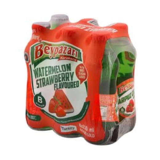 مياه بيزبازاري معدنية طبيعية بنكهة الفراولة، عبوة 6، مشروب منعش 200 مل - Beypazari - Image 4