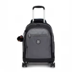 حقيبة ظهر بعجلات كبيرة من Kipling New Zea Space Black Bl مع مقصورة للكمبيوتر المحمول - كيبلينج