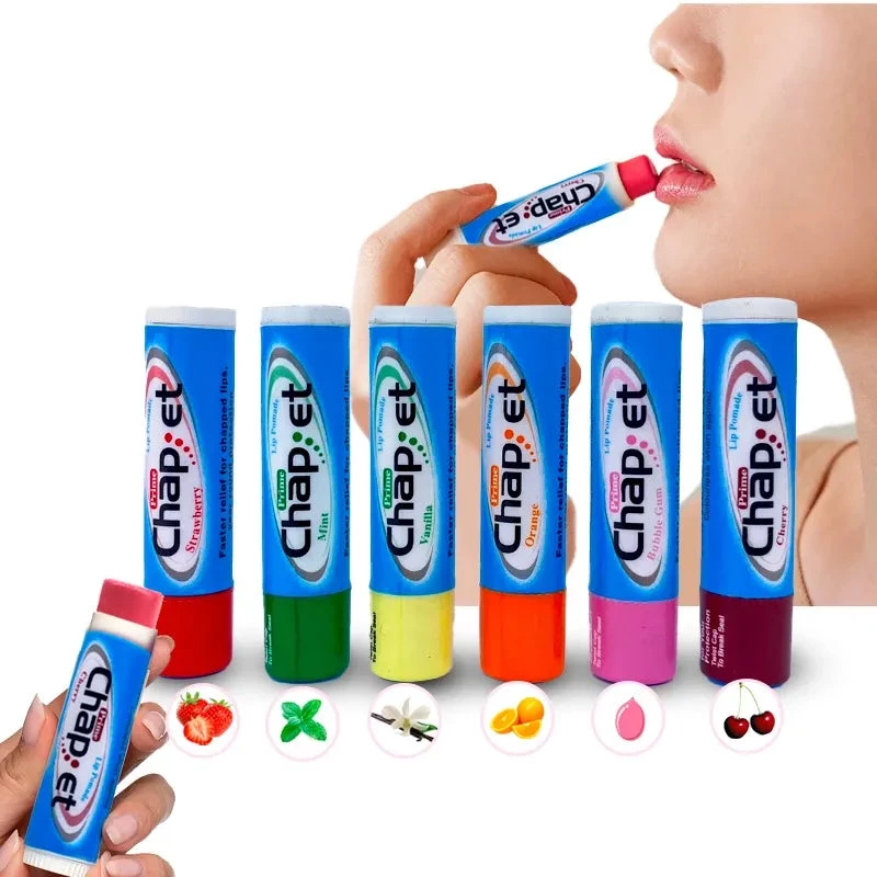 Chapet Flavored Lip Balm Each, Moisturizing Lip Care, Long-Lasting Hydration - Chap Ice