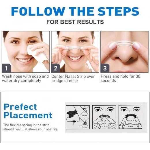 Turbo Breathing Nasal Strips for Men, Large Size, 30-Day Supply (30 pcs) | Anti-Snoring, Improve Breathing in Sleep & Sports, Instant Relief, Drug-Free & Chemical-Free - Turbo Breathing - Image 9