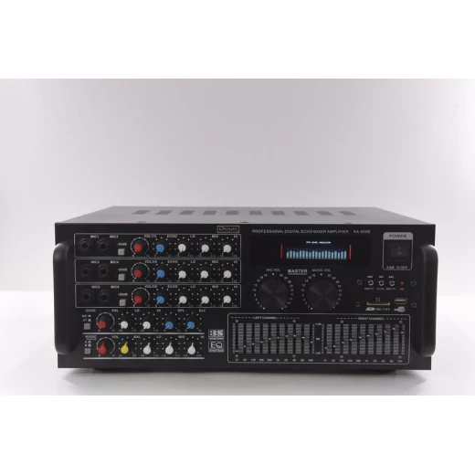 SIVITE KA-505B Professional Amplifier Bluetooth FM Radio 100W+100W Black SIVITE KA-505B Professional Amplifier Bluetooth FM Radio 100W+100W Black