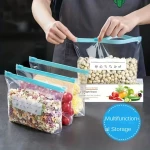 Reusable Freezer Bags Leak Proof Zipper Lock 15 Pieces - K store
