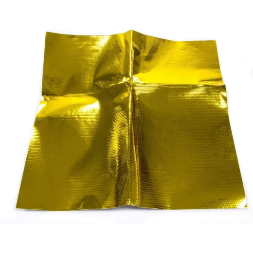 DEI رقائق عاكسة للحرارة عالية الحرارة ذهبية لاصقة ذاتية اللصق مقاس 24 × 24 بوصة للعزل والحماية في الظروف القصوى - دي إي إي - Image 4