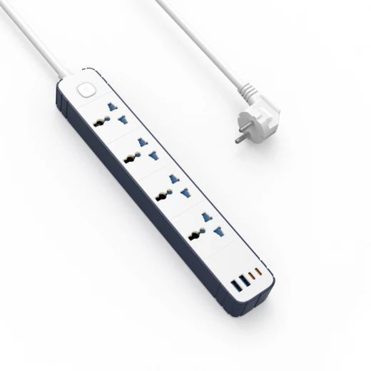 شريط طاقة Wiwu Wi-S007 8 في 1 مقبس متعدد 2 متر أبيض شاحن GaN Tech شريط طاقة Wiwu Wi-S007 8 في 1 مقبس متعدد 2 متر أبيض شاحن GaN Tech