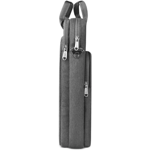 WiWU Alpha Vertical Double Layer Bag For 12.9" Laptop/Ultrabook - Gray | ALPHAVDL12.9-GY - Wiwu - Image 2