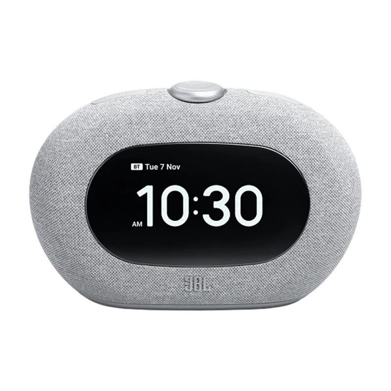 JBL Horizon 3 Clock Radio Speaker Gray Bluetooth 5.3 for Bedroom - JBL