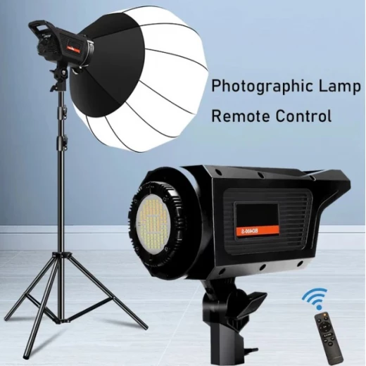 Plokama PK-400S Speed Light Full Set Professional Photography Lighting Kit with Adjustable Stand - Image 3