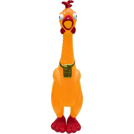 Animolds Hug Me Giant Rubber Chicken Toy, Screaming Gag Gift, Random Color Animolds Hug Me Giant Rubber Chicken Toy, Screaming Gag Gift, Random Color