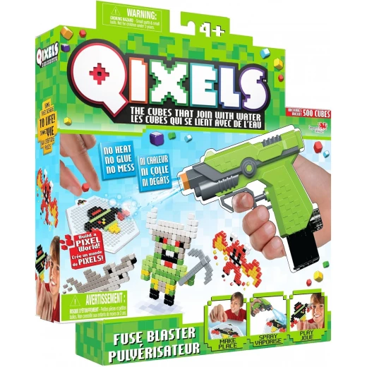 مجموعة ألعاب Qixels S1 Fuse Blaster الإبداعية مكعبات صمغ مائية للأطفال من 4 إلى 15 سنة مجموعة ألعاب Qixels S1 Fuse Blaster الإبداعية مكعبات صمغ مائية للأطفال من 4 إلى 15 سنة
