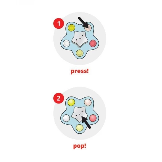 Skip Hop Baby Silver Lining Cloud Pop Star Sensory Toy Multi-Color - Skip Hop - Image 5