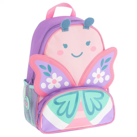Stephen Joseph Butterfly Sidekick Backpack for Kids, Durable, Adjustable Straps, 14 Inch Stephen Joseph Butterfly Sidekick Backpack for Kids, Durable, Adjustable Straps, 14 Inch