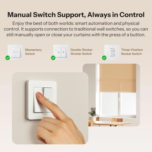 SONOFF Zigbee Smart Roller Shutter Switch MINI-ZBRBS, Mini Size, Percentage Control, Alexa Google Home Assistant Compatible 4 Pack - Sonoff - Image 3