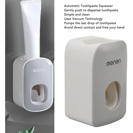 Automatic Toothpaste Dispenser Wall Mounted Hands Free, Easy Install - Lolo shop home - Image 9