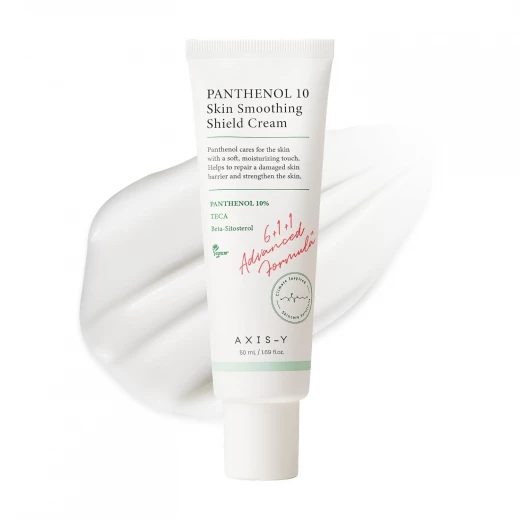 AXIS-Y Panthenol 10 Skin Smoothing Shield Cream - Daily Facial Moisturizer Barrier Cream for Long Lasting Hydration & Soothing - Vegan Korean Skin Care Face Lotion - 1.69 fl. oz. AXIS-Y Panthenol 10 Skin Smoothing Shield Cream - Daily Facial Moisturizer Barrier Cream for Long Lasting Hydration & Soothing - Vegan Korean Skin Care Face Lotion - 1.69 fl. oz.