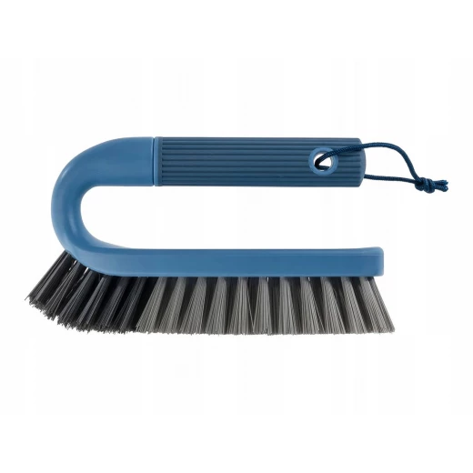 Livarno Home Cleaning Brush, Durable Recycled Plastic, Blue Handle, For Tiles and Joints