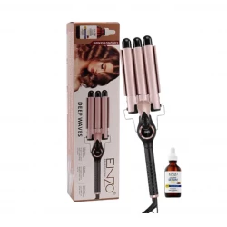 Enzo EN-1968 Professional Deep Waves Hair Waver – Tourmaline Ceramic Coating with LCD Display & Heat Resistant Glove