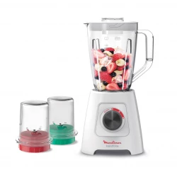 Moulinex Blendforce Blender 600W 2 Liter White, Smoothie Maker, Kitchen Appliance