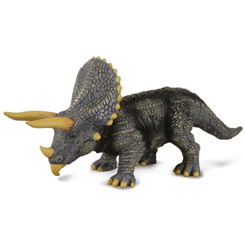 CollectA Triceratops Dinosaur Figure Realistic Green 18.5cm Model Toy - CollectA