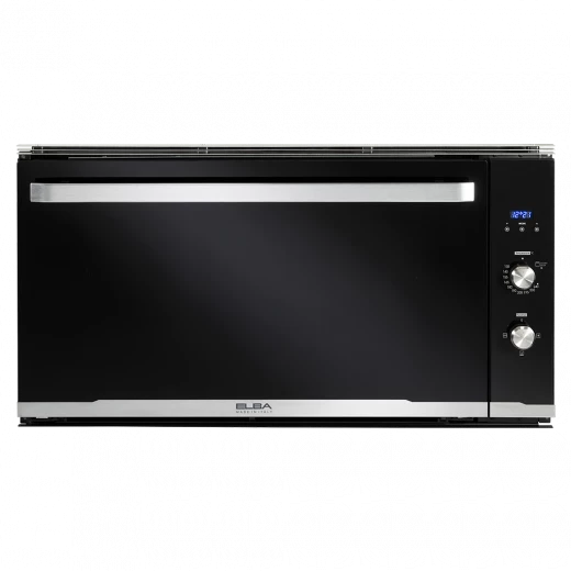 فرن إلبا غاز مدمج 90 سم ELIO 910 G – سعة 74 لتر، 5 وظائف طهي، مروحة توزيع حراري، شواية، تايمر إلكتروني باللمس، تصميم زجاج أسود مع ستانلس ستيل، تنظيف سهل ونظام أمان متكامل فرن إلبا غاز مدمج 90 سم ELIO 910 G – سعة 74 لتر، 5 وظائف طهي، مروحة توزيع حراري، شواية، تايمر إلكتروني باللمس، تصميم زجاج أسود مع ستانلس ستيل، تنظيف سهل ونظام أمان متكامل