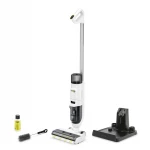 Karcher KFL 1 Vacuum Mop – 3-in-1 Xtra Clean Cordless Floor Cleaner, Vacuum, Mop and Dry, Hygienic Spin Technology, 25 Min Runtime, Dual Tank System, Self Cleaning, Ideal for Hard Floors and Carpets - Karcher