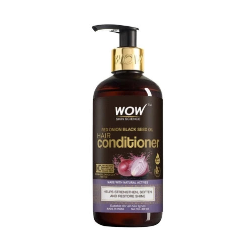 WOW Onion Red Seed Oil Conditioner 300ml with Black Seed Oil – Strengthening Hair, Reducing Hair Fall, Deep Hydration for Dry & Damaged Hair, Scalp Nourishment, and Natural Shine & Softness Boost WOW Onion Red Seed Oil Conditioner 300ml with Black Seed Oil – Strengthening Hair, Reducing Hair Fall, Deep Hydration for Dry & Damaged Hair, Scalp Nourishment, and Natural Shine & Softness Boost