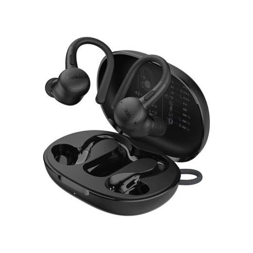 سماعات أذن لاسلكية حقيقية Belkin SoundForm ActiveFit، أسود، 36 ساعة تشغيل - بيلكين - Image 6