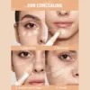 Sheglam High Coverage Sponge Tip Concealer, 12 Hour Full Coverage, Caffeine Enriched - SHEGLAM - Image 7
