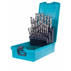 TOTAL Tools TACSD0251 25 Piece HSS Twist Drill Bit Set for Metal Drilling