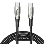 كيبل شحن جوي روم ستار لايت SA27 CC5 USB C إلى USB C بقوة 100 واط بطول 1.2 متر أسود - جوي روم