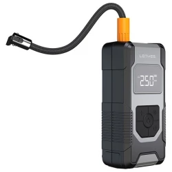 لينيس LCI203 منفاخ إطارات ذكي محمول ضاغط هواء 150 PSI شاشة LCD رقمية رمادي بكابل 3 متر