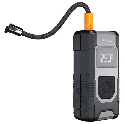 لينيس LCI203 منفاخ إطارات ذكي محمول ضاغط هواء 150 PSI شاشة LCD رقمية رمادي بكابل 3 متر لينيس LCI203 منفاخ إطارات ذكي محمول ضاغط هواء 150 PSI شاشة LCD رقمية رمادي بكابل 3 متر