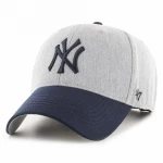 47 Brand MVP Palomino New York Yankees Snapback Cap Navy and Grey Adjustable Cotton - 47 Brand