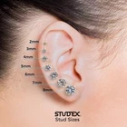 أقراط Studex الحساسة بنجمة زركونيا مكعبة 5 مم من الفولاذ المقاوم للصدأ مضادة للحساسية وآمنة للنيكل للأذنين الحساسة - ستوديكس - Image 8
