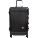 Eastpak RESIST'R Black 78cm Trolley Case, 90L Water-Repellent Suitcase with 4 Spinner Wheels, TSA Lock, Double-Wheeled Travel Luggage for Long Trips - Eastpak