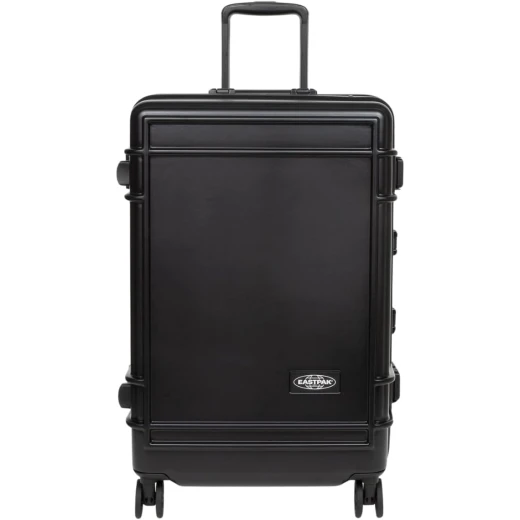 Eastpak RESIST'R Black 78cm Trolley Case, 90L Water-Repellent Suitcase with 4 Spinner Wheels, TSA Lock, Double-Wheeled Travel Luggage for Long Trips Eastpak RESIST'R Black 78cm Trolley Case, 90L Water-Repellent Suitcase with 4 Spinner Wheels, TSA Lock, Double-Wheeled Travel Luggage for Long Trips