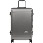 Eastpak Resist'r Case M Ref 64647 4S Hard Case Grey, 63L Spinner Suitcase with 4 Wheels, 2 Compartments, 3kg Travel Luggage - Eastpak