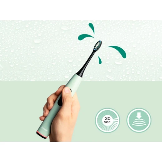 SIVICARE SC 50 Splashy Lemon Electric Toothbrush, Up to 80,000 Brushing Movements per Minute, 5 Cleaning Programs, Integrated Pressure Sensor, Clean, Sensitive, Polish, Gum Care and Whiten Modes - Beurer - Image 3