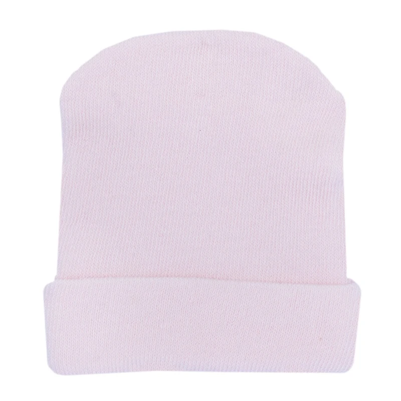Chicco Baby Knitted Turn-Up Hat Light Pink, Stretch Cotton Fabric, Ideal for Newborns and First Days, Made with Sustainable Cotton, 80% Cotton 17% Polyamide 3% Elastane, Oeko-Tex Certified, Autumn Winter Collection - Chicco
