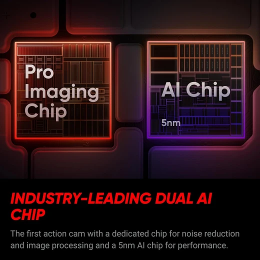 كاميرا أكشن Insta360 Ace Pro 2 بدقة 8K مع عدسة Leica وتثبيت FlowState وتقنية الذكاء الاصطناعي، مقاومة للمغامرات، باقة بطاريتين - انستا 360 - Image 3