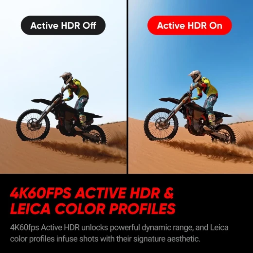 كاميرا أكشن Insta360 Ace Pro 2 بدقة 8K مع عدسة Leica وتثبيت FlowState وتقنية الذكاء الاصطناعي، مقاومة للمغامرات، باقة بطاريتين - انستا 360 - Image 6